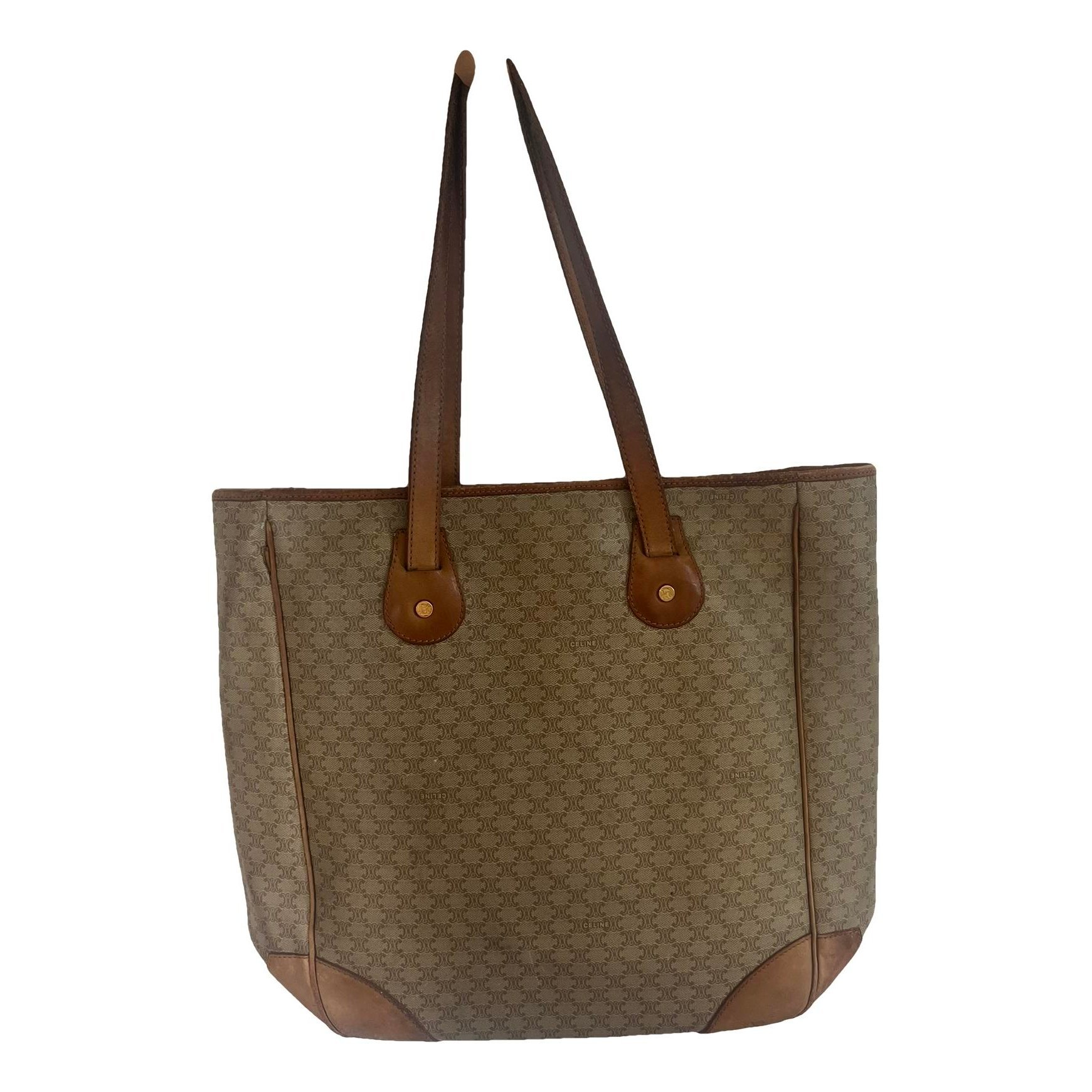 Leather tote