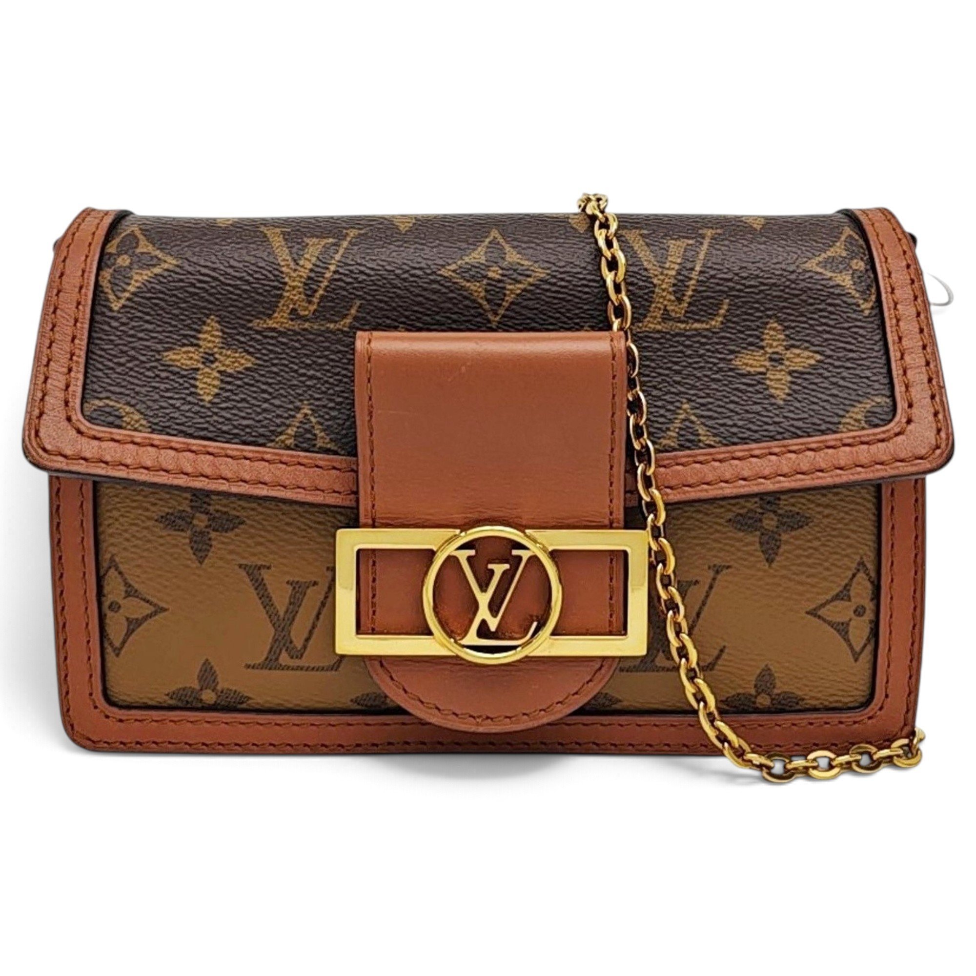 Dauphine leather handbag