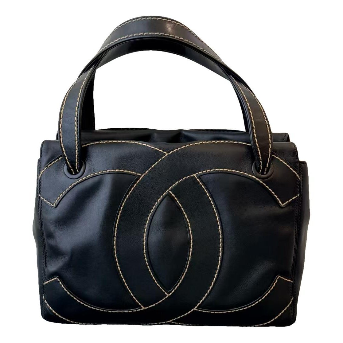 Leather tote