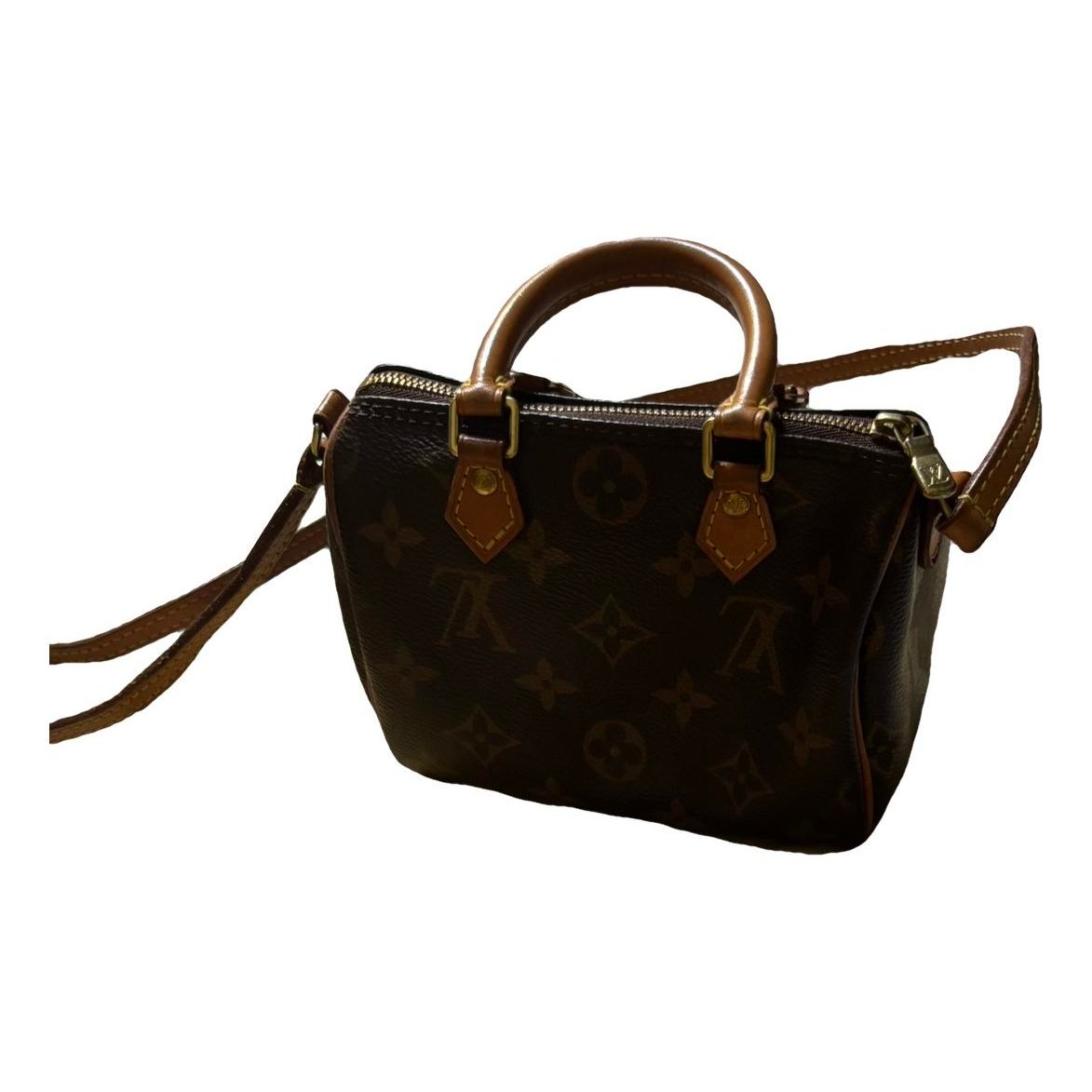 Louis Vuitton Nano Speedy / Mini HL cloth crossbody bag