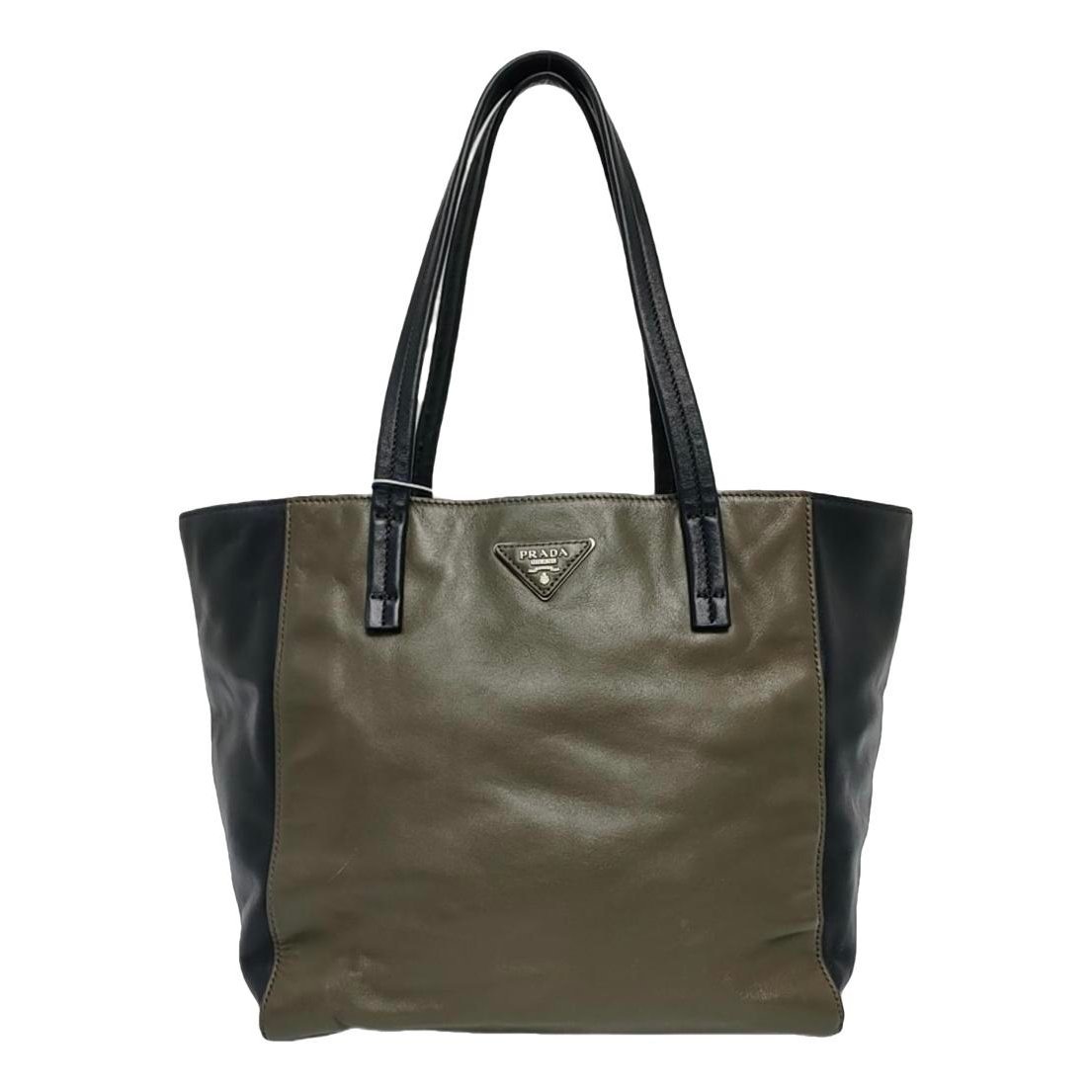 Leather tote