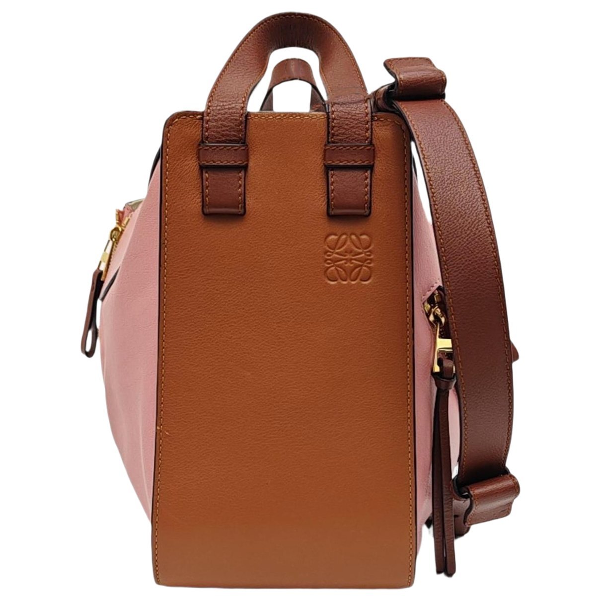 Hammock leather handbag