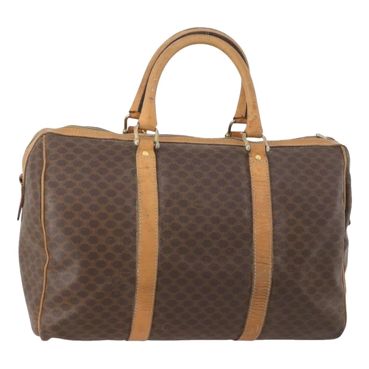 Patent leather travel bag