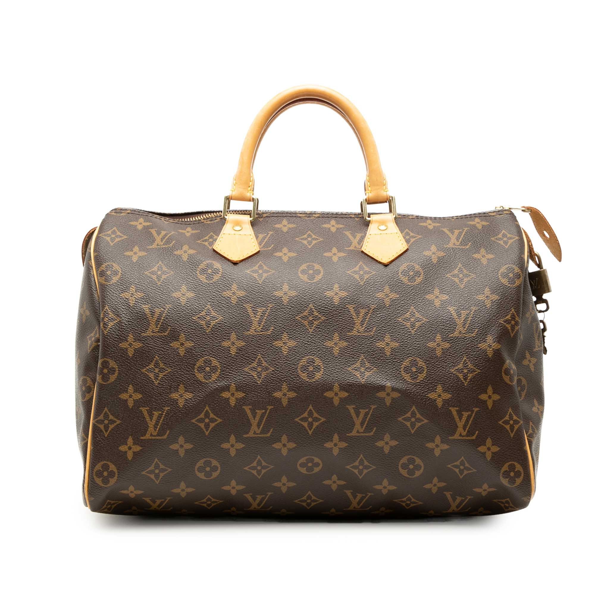 Speedy leather bag