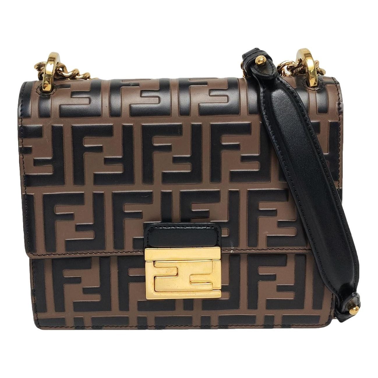 Kan U leather crossbody bag