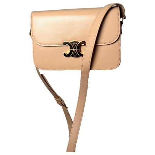 Triomphe leather handbag