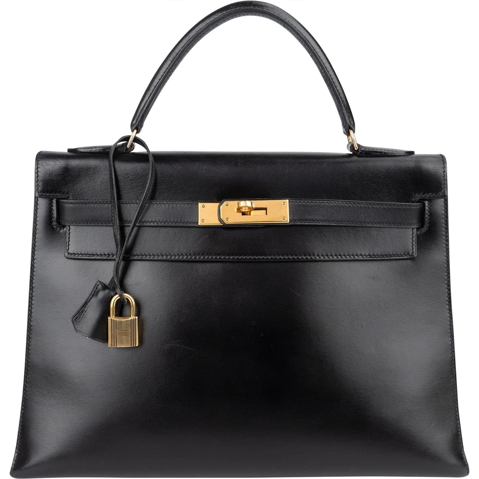 Kelly 32 leather handbag