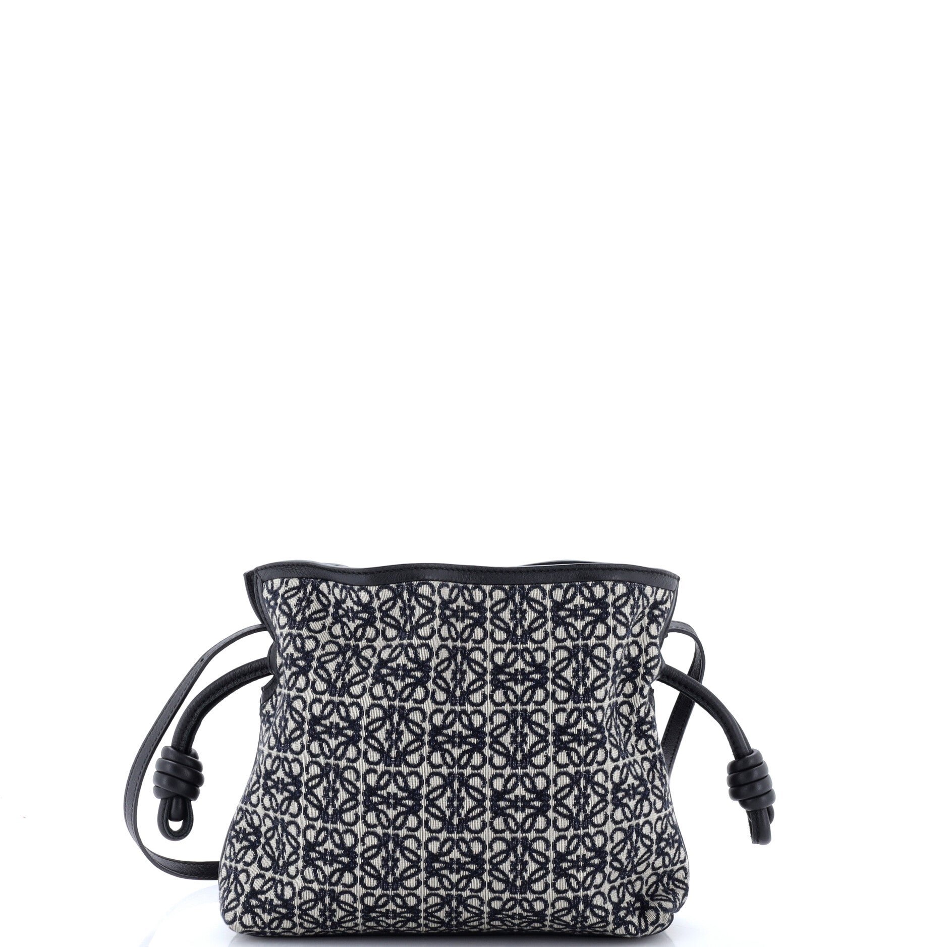 Flamenco Knot Clutch Anagram Jacquard Mini