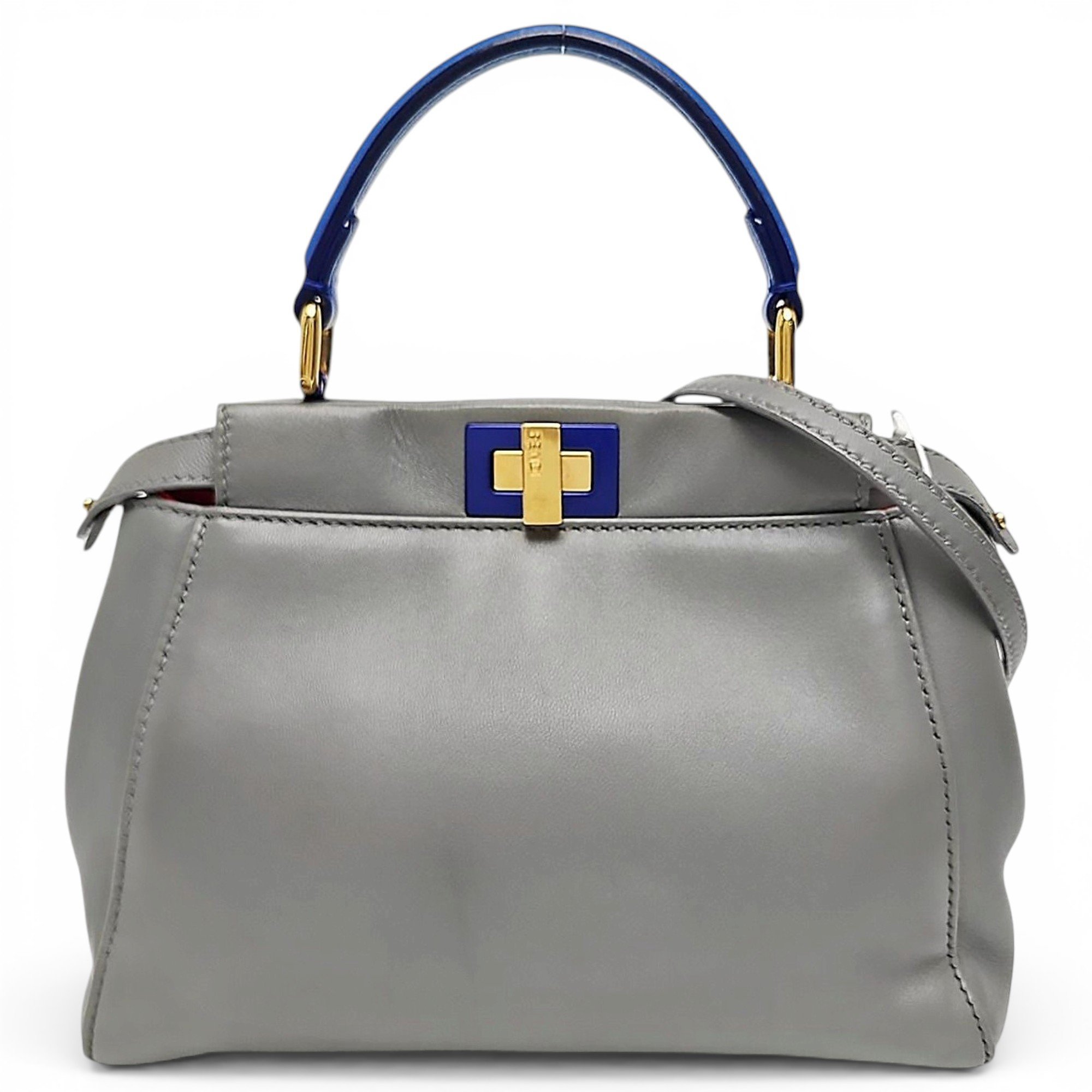 Peekaboo leather handbag