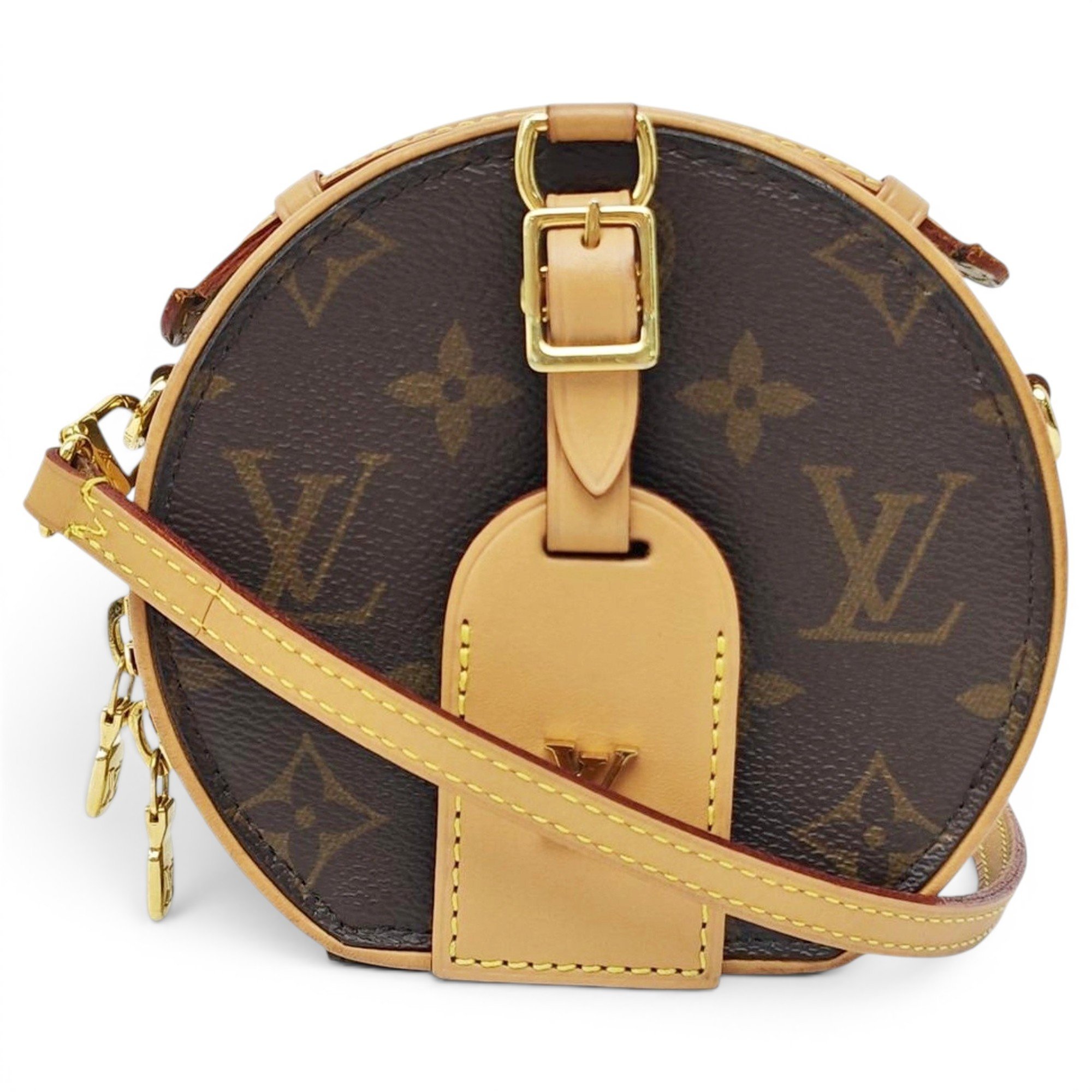 Micro boite chapeau leather handbag