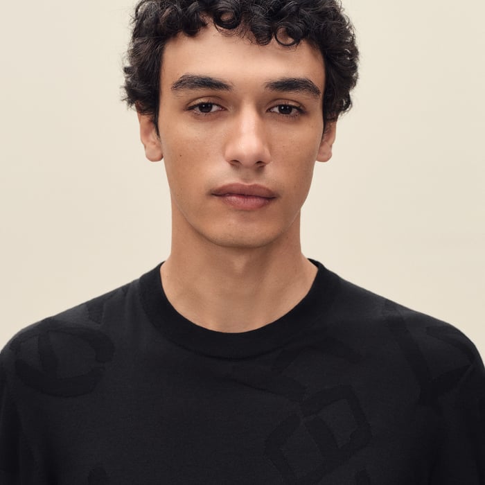 Noir "Calligraphie Equestre" Crewneck Sweater