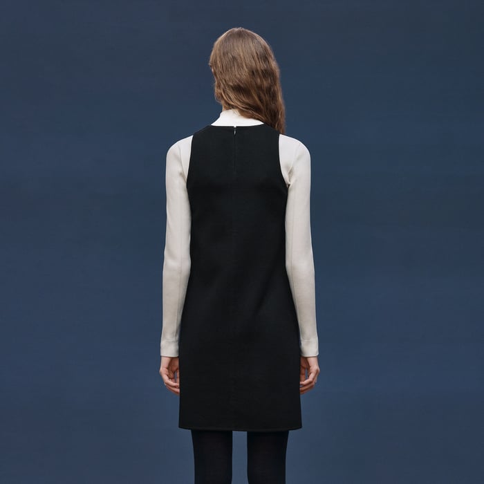 Noir Short Cashmere Dress