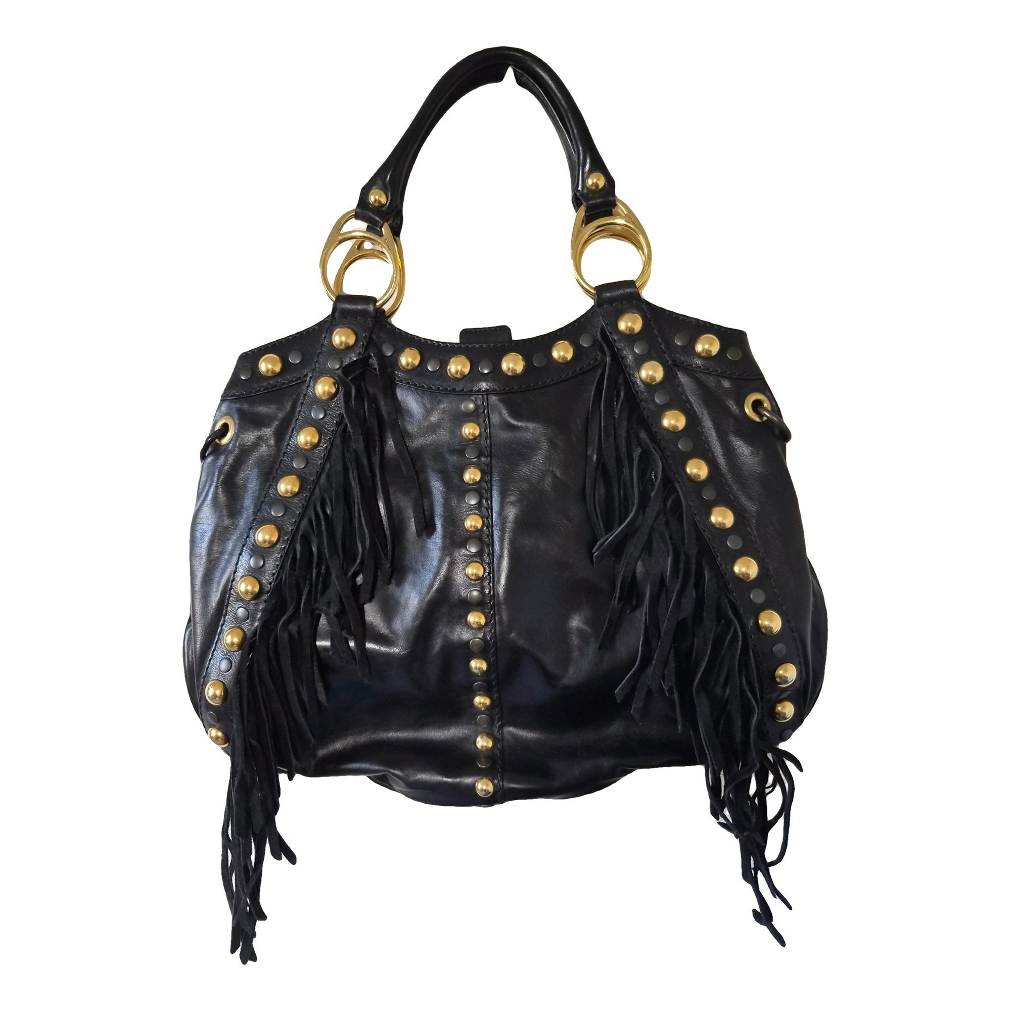 Leather tote