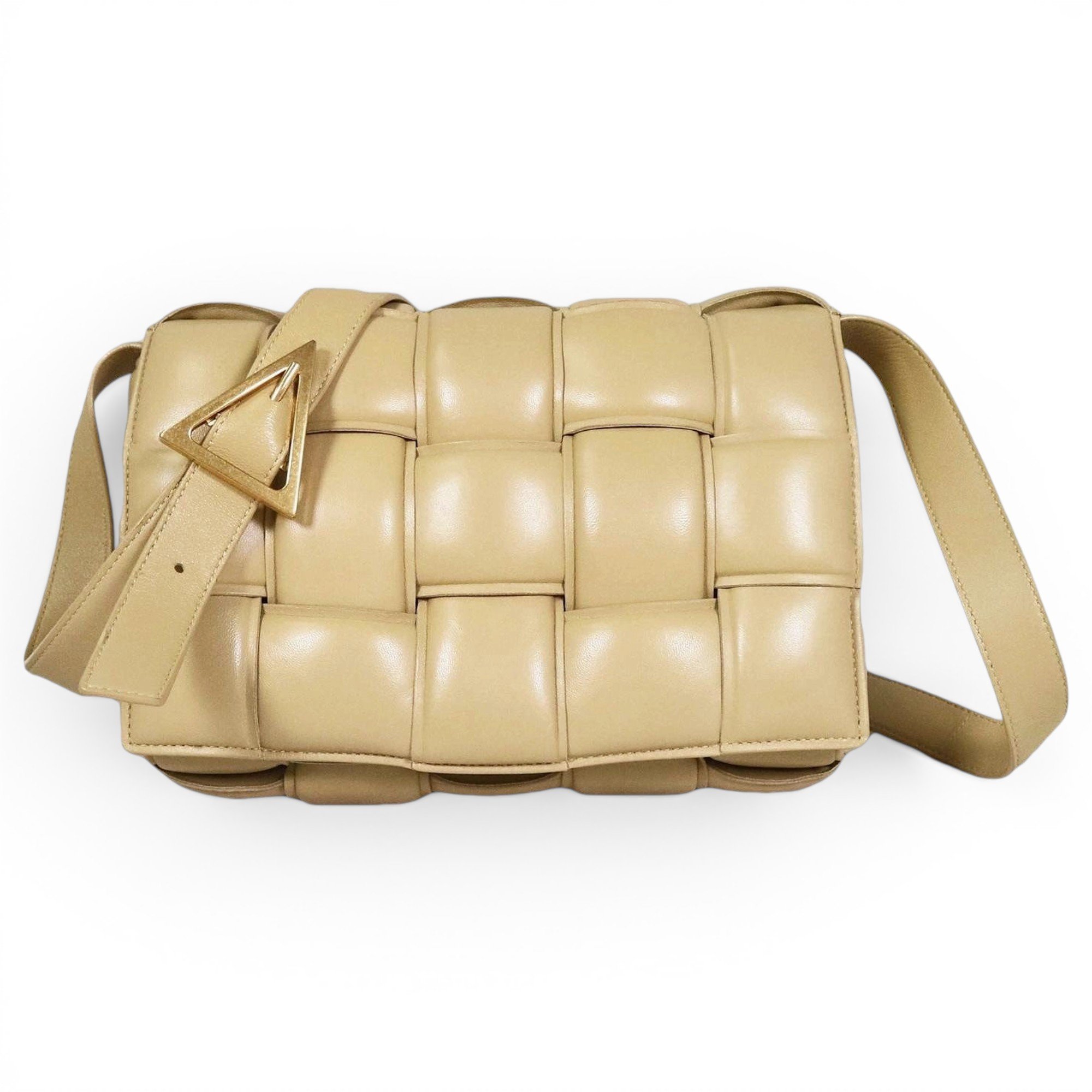 Cassette Padded leather handbag