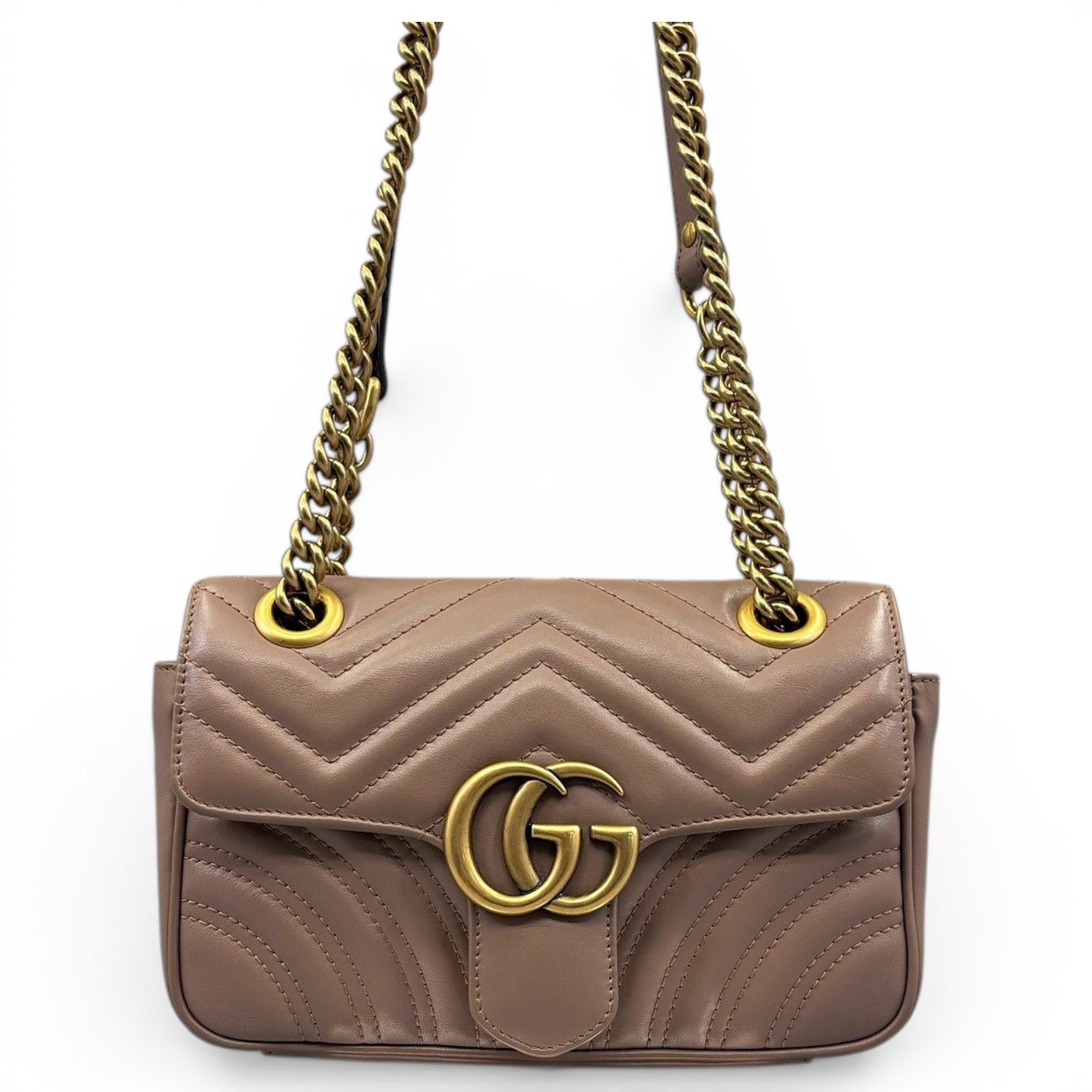 GG Marmont Flap leather handbag