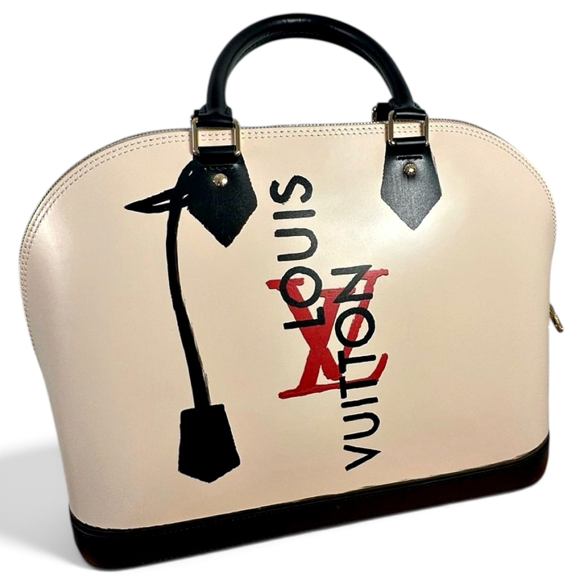 Alma leather handbag