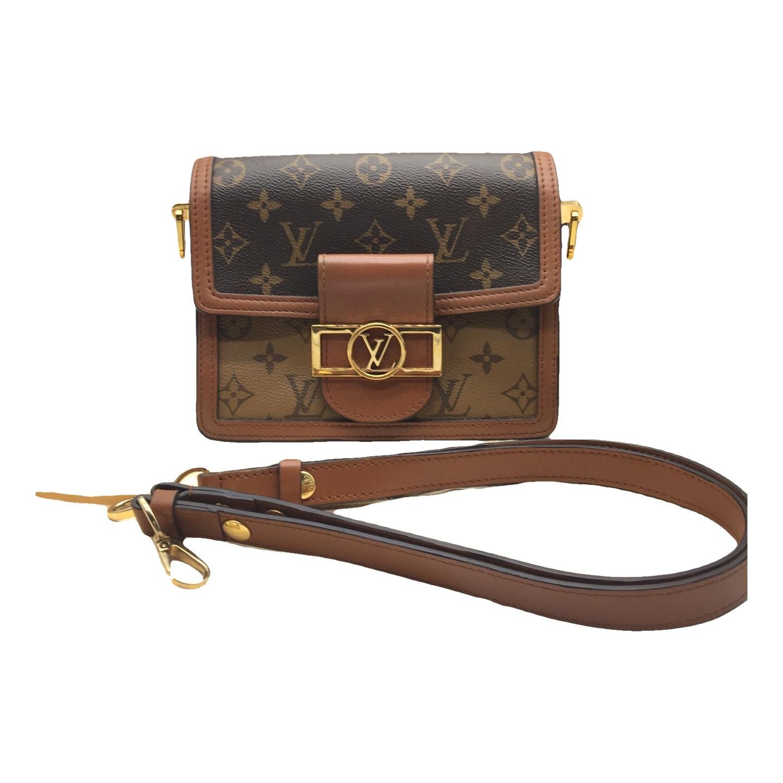 Louis Vuitton Dauphine leather handbag