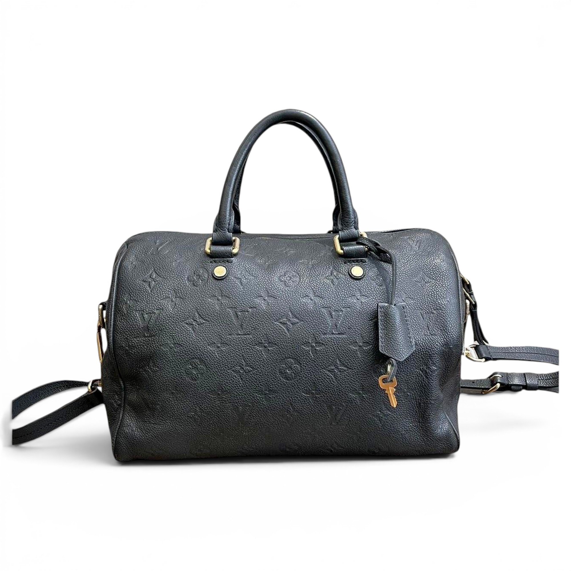 Speedy leather handbag