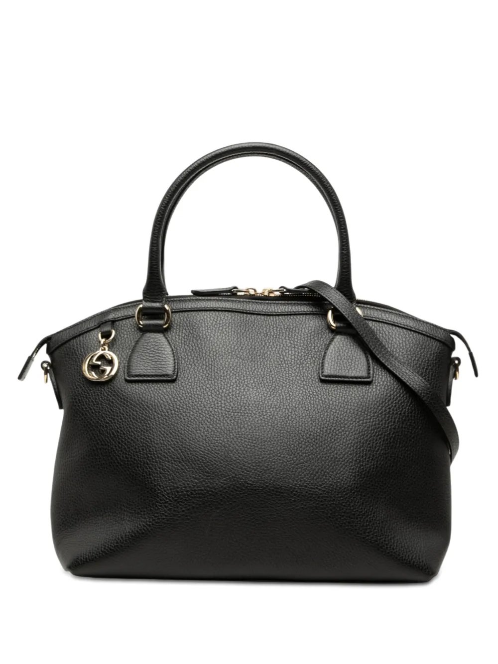 2000-2015 Medium Leather GG Charm Dome satchel