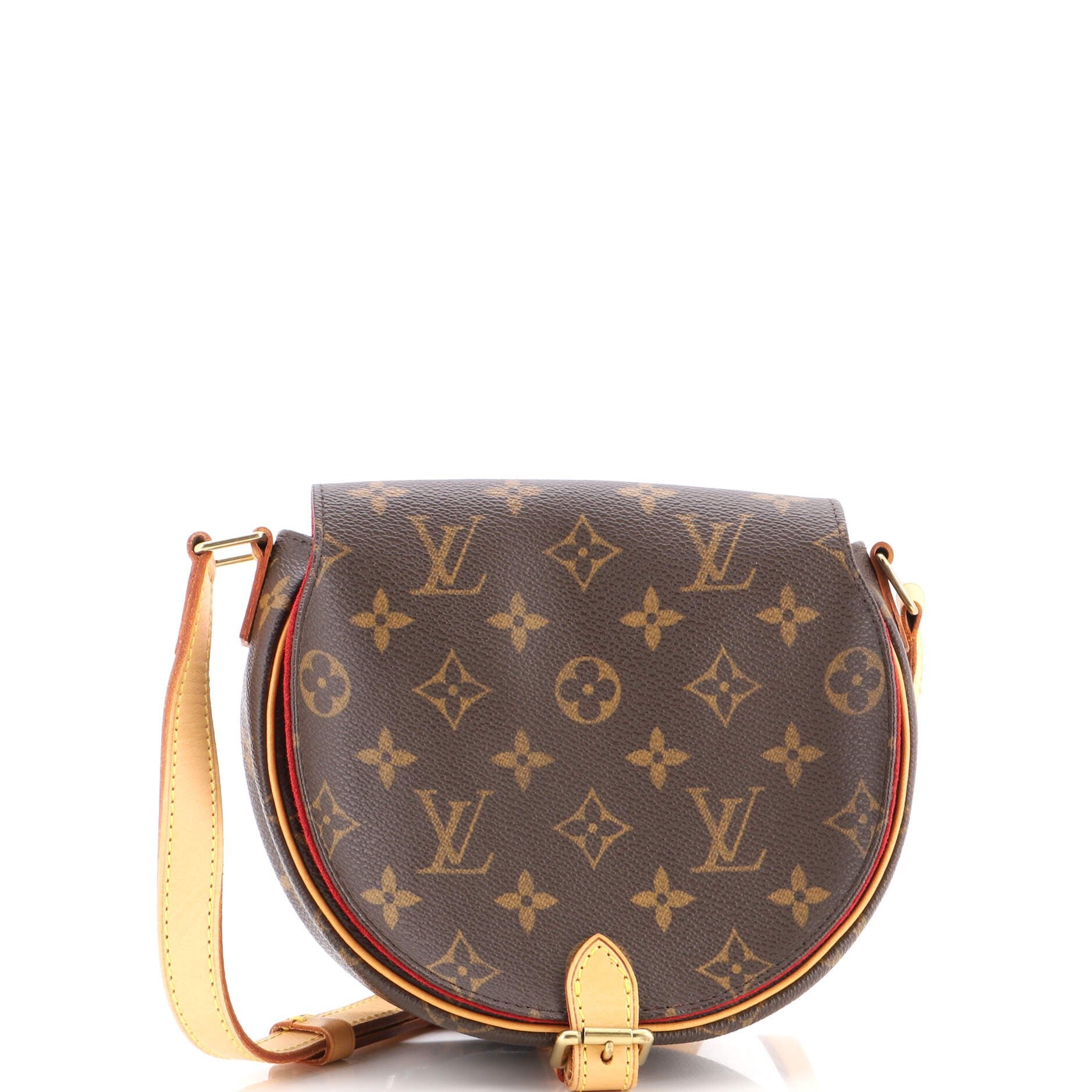 Tambourine Handbag Monogram Canvas