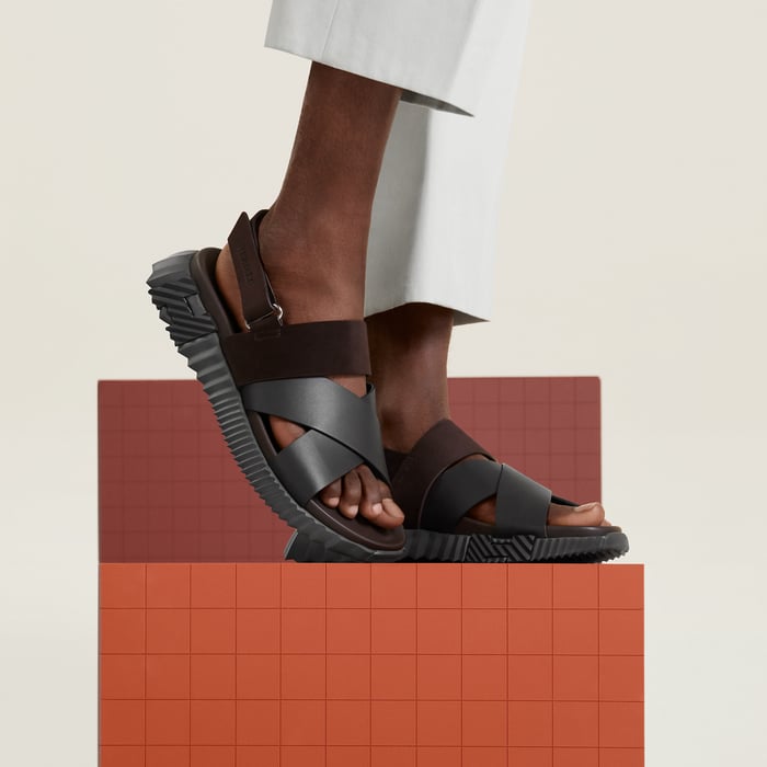Marron Ébène Electric Sandal