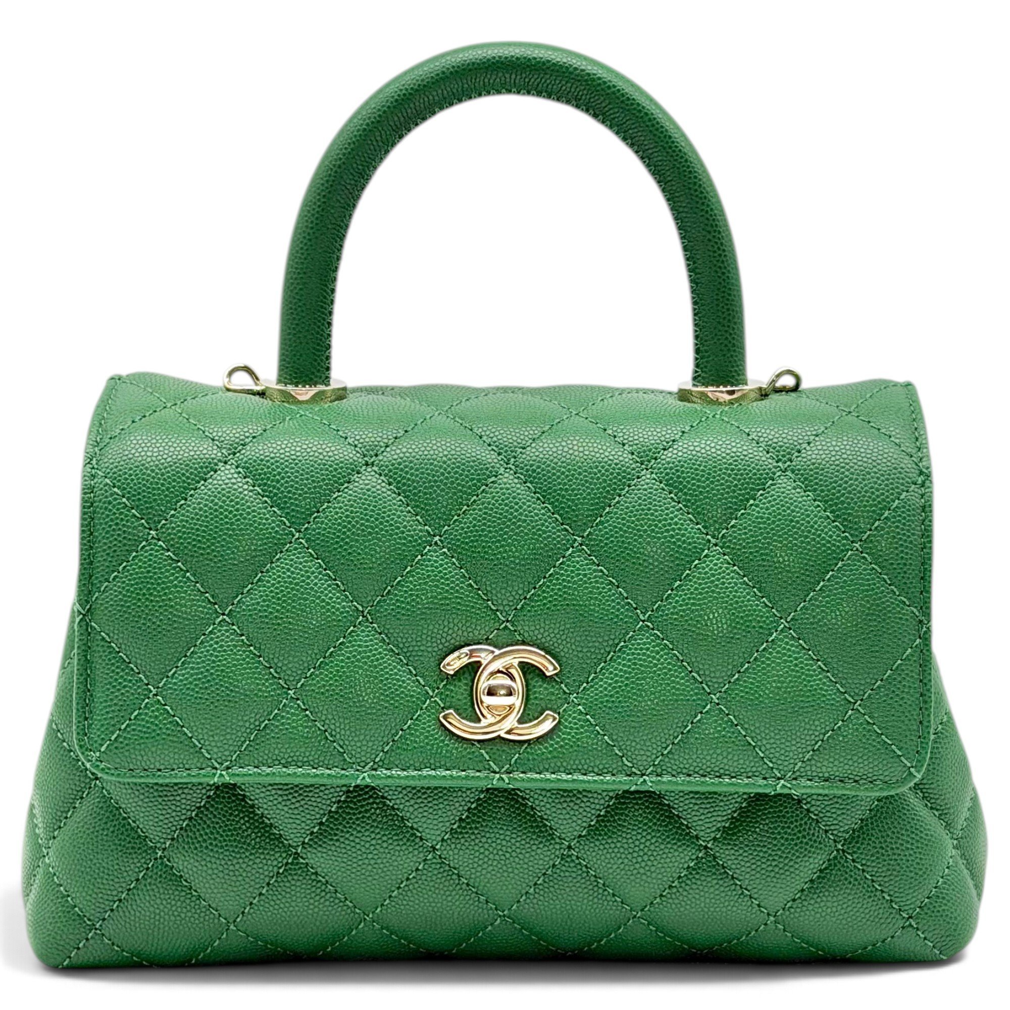 Chanel Coco Handle leather handbag