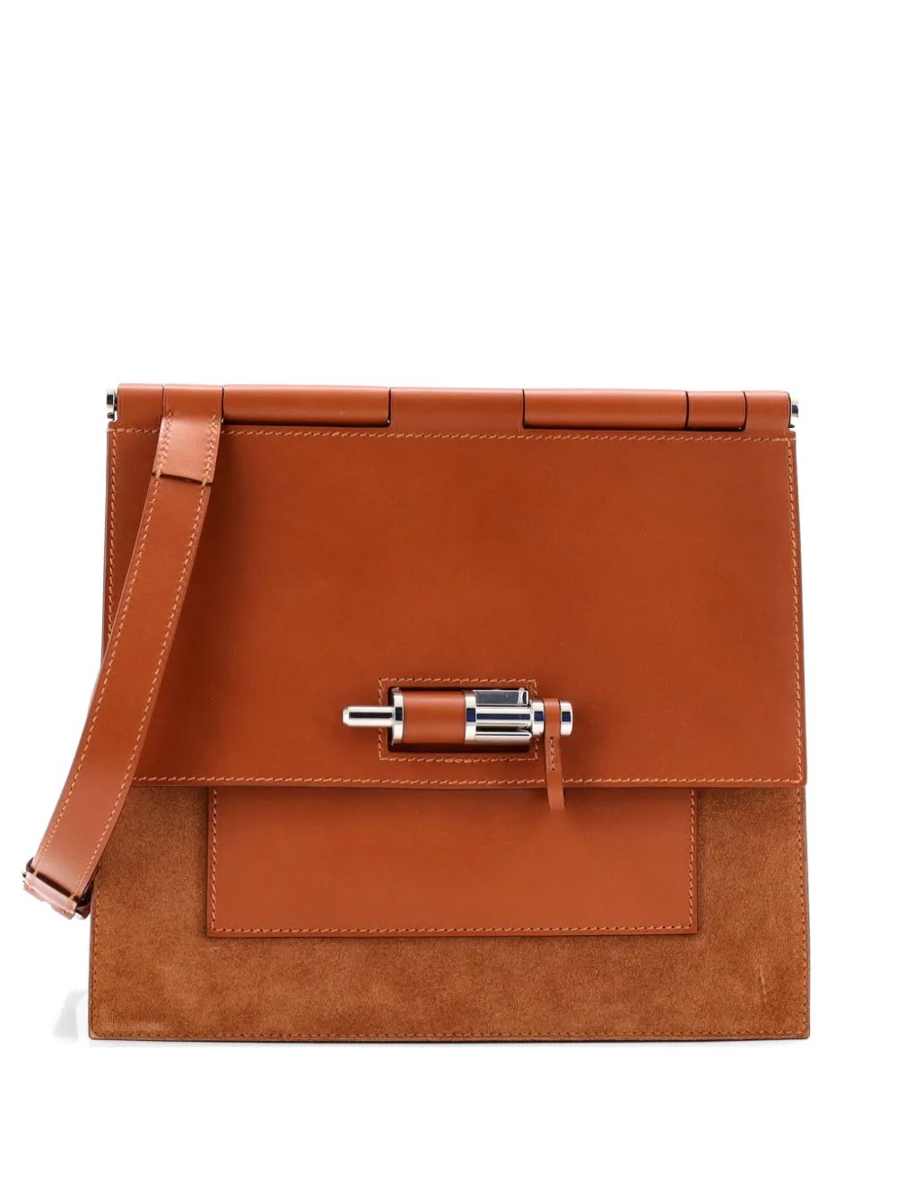 Sacabar Doblis Suede and Swift 24 shoulder bag