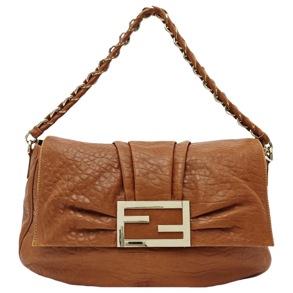 Baguette leather handbag