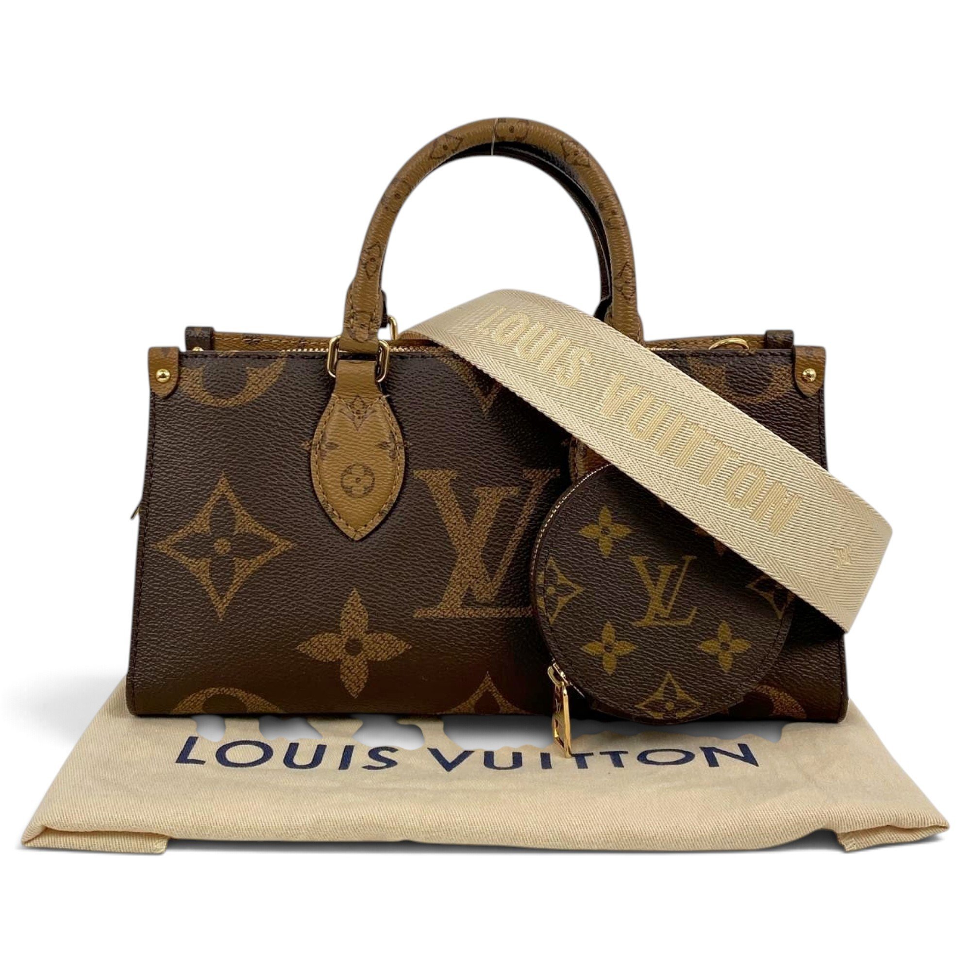 OnTheGo East West patent leather handbag