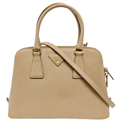 Promenade leather handbag