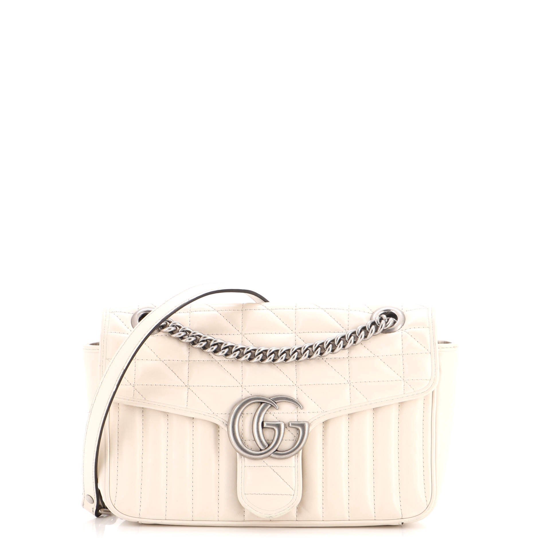GG Marmont Flap Bag Mixed Matelasse Leather Small