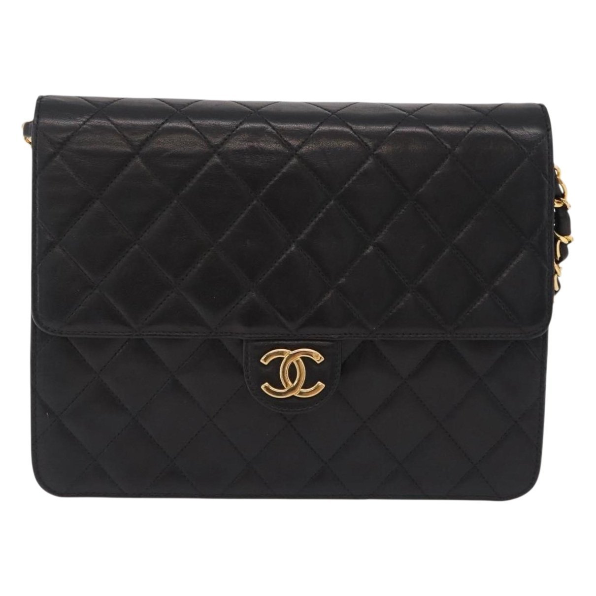 Trendy CC Flap leather handbag