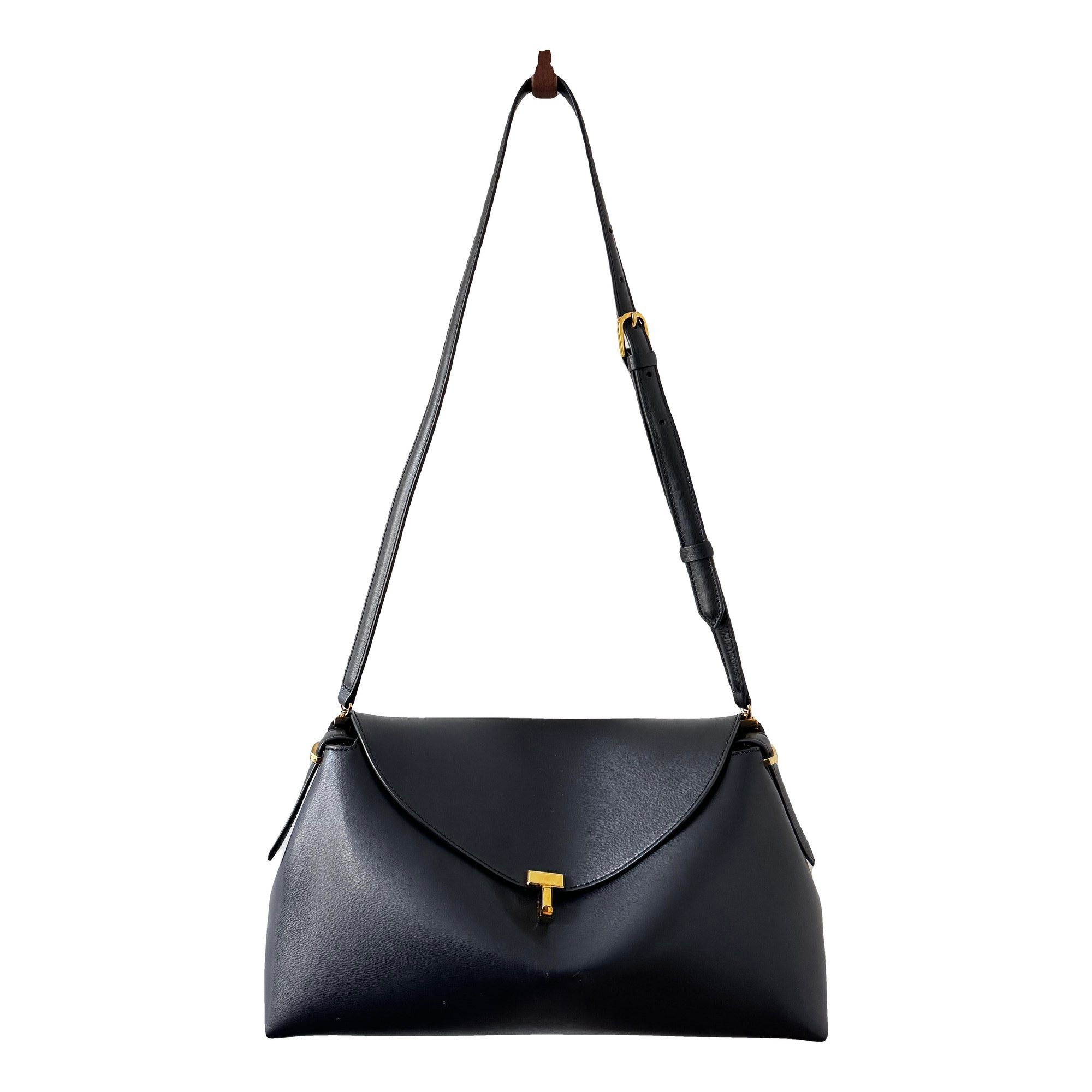 T-Lock leather handbag