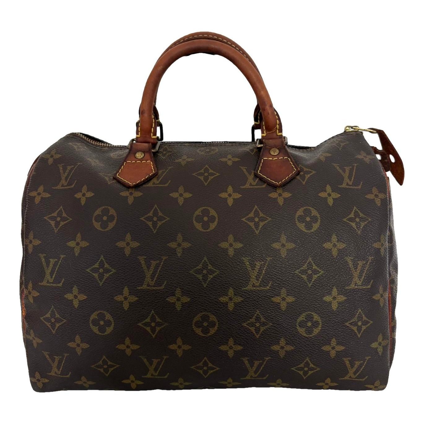 Speedy leather handbag