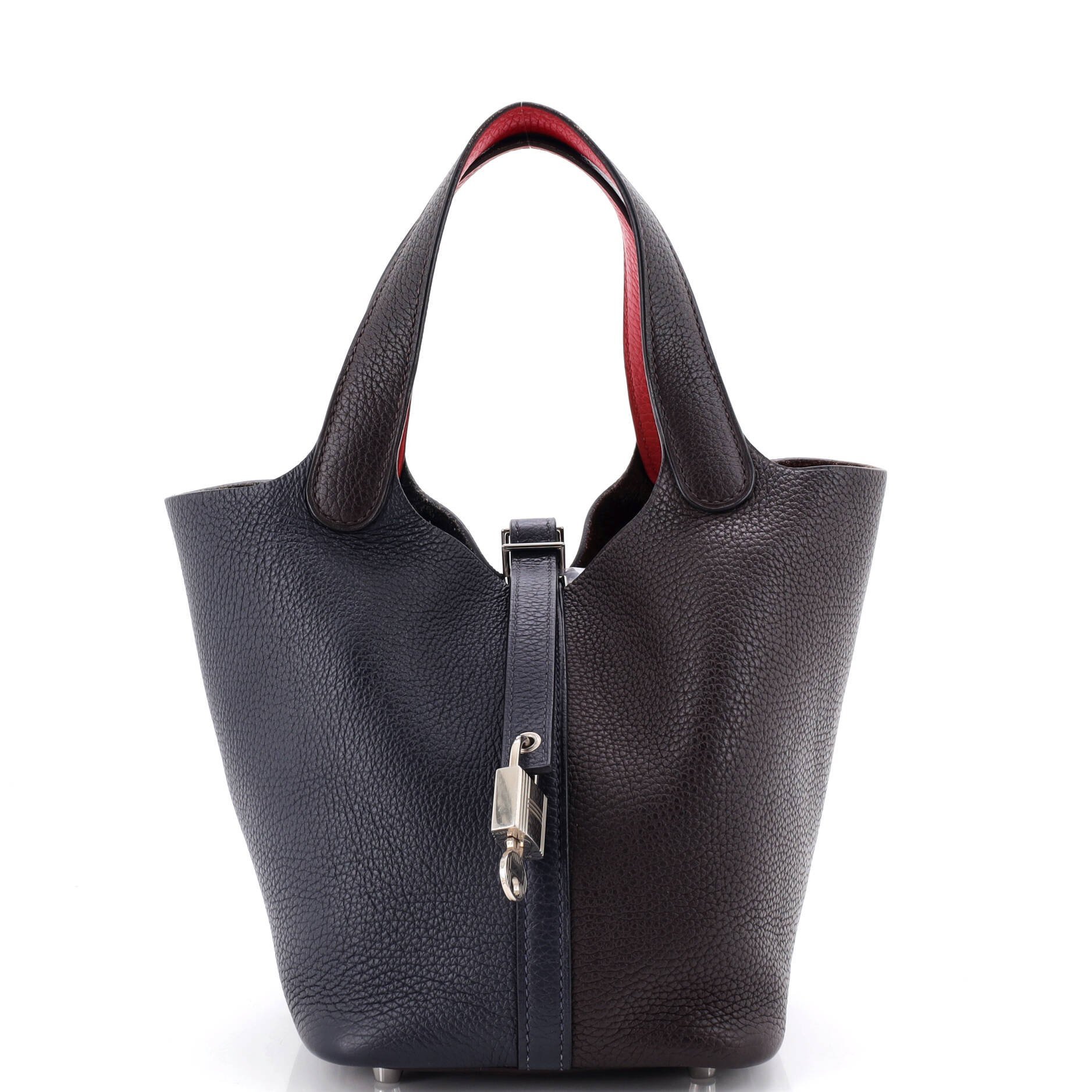 Picotin leather handbag