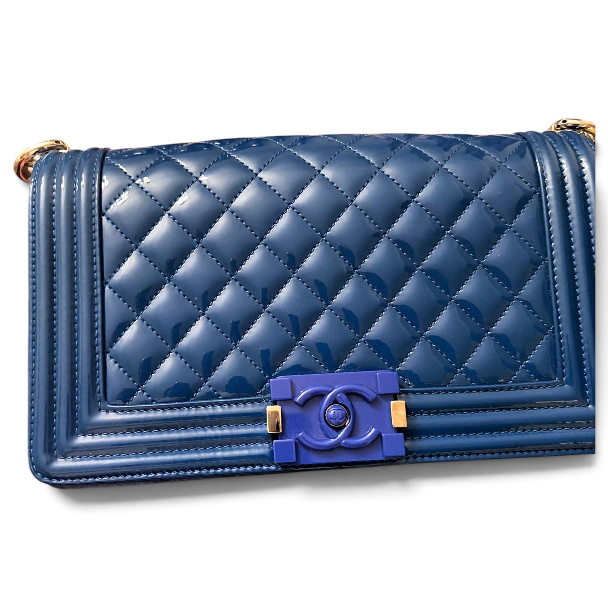 Boy patent leather handbag