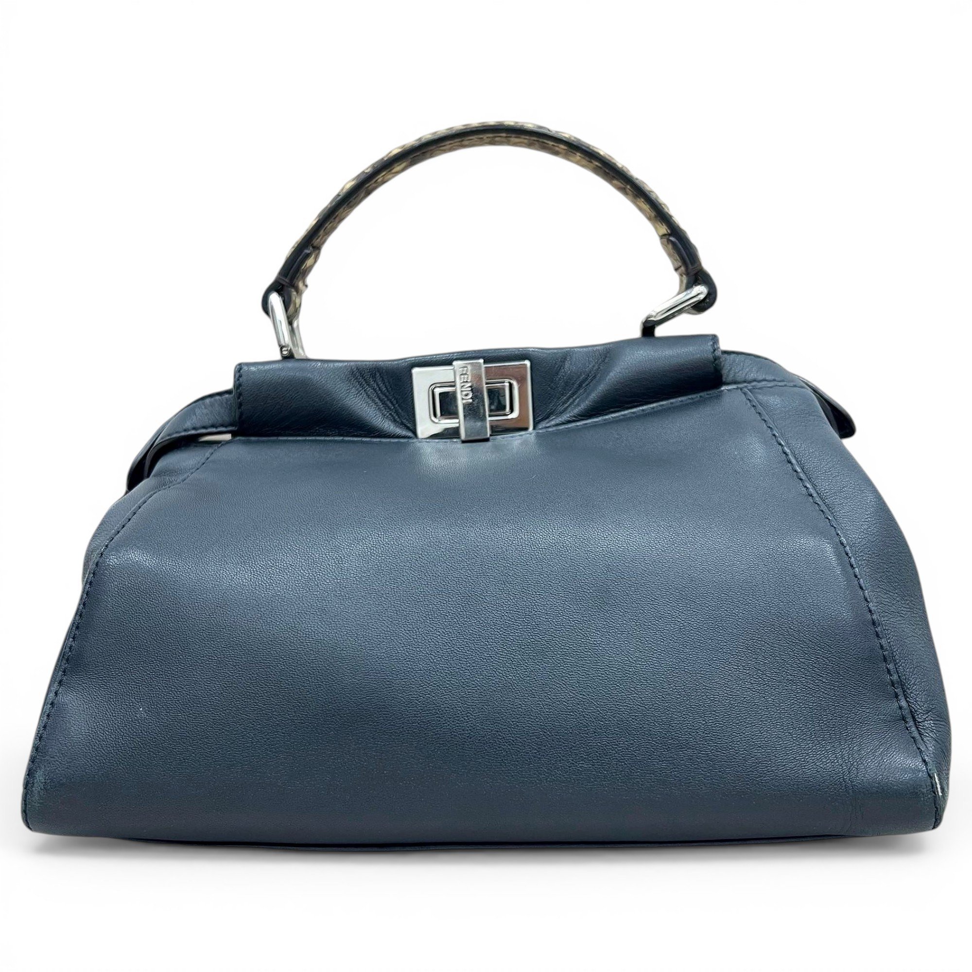 Peekaboo leather handbag