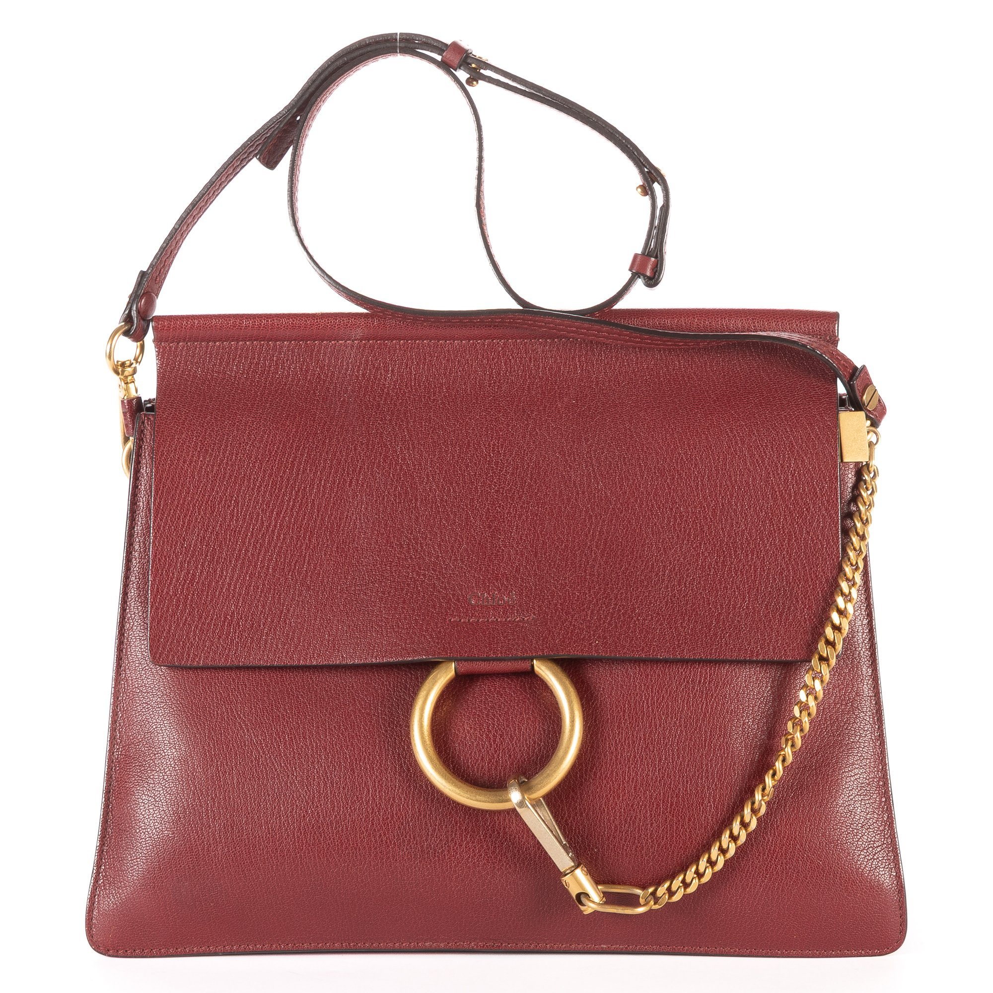 Faye leather handbag