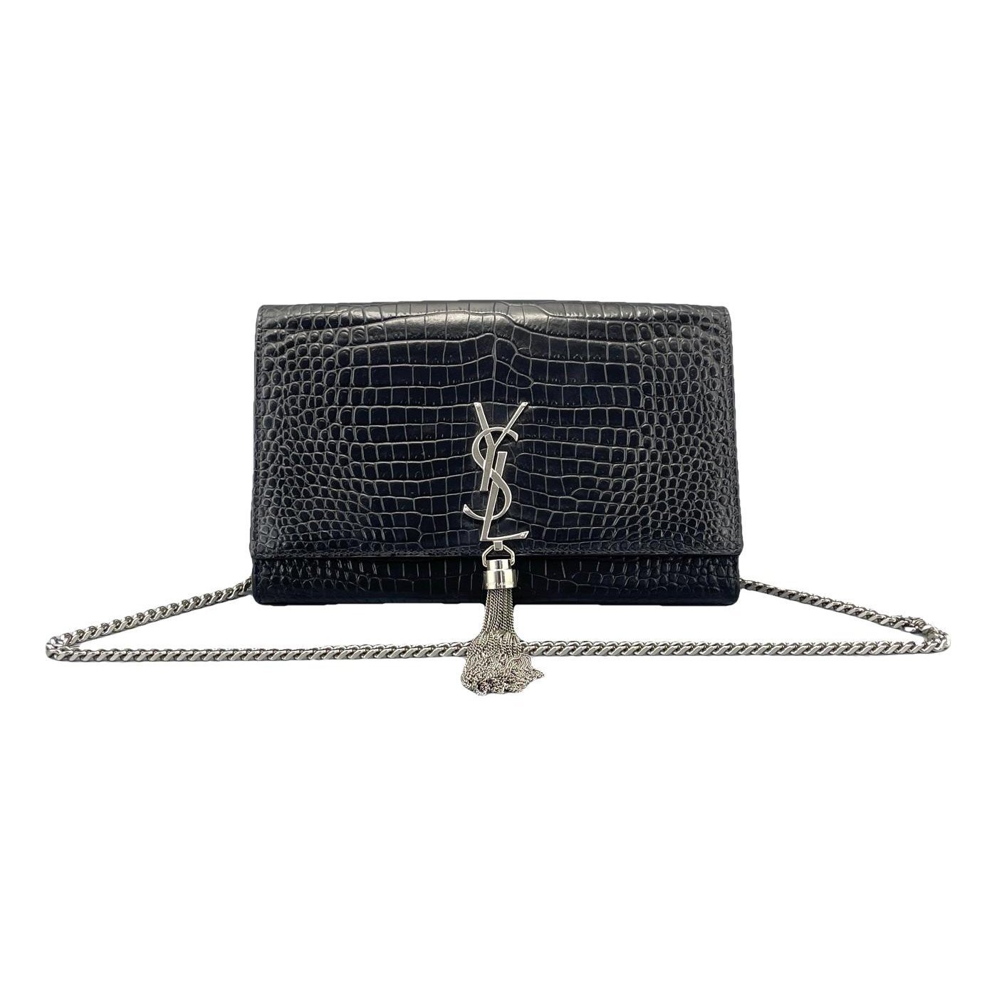 Pompom Kate leather handbag