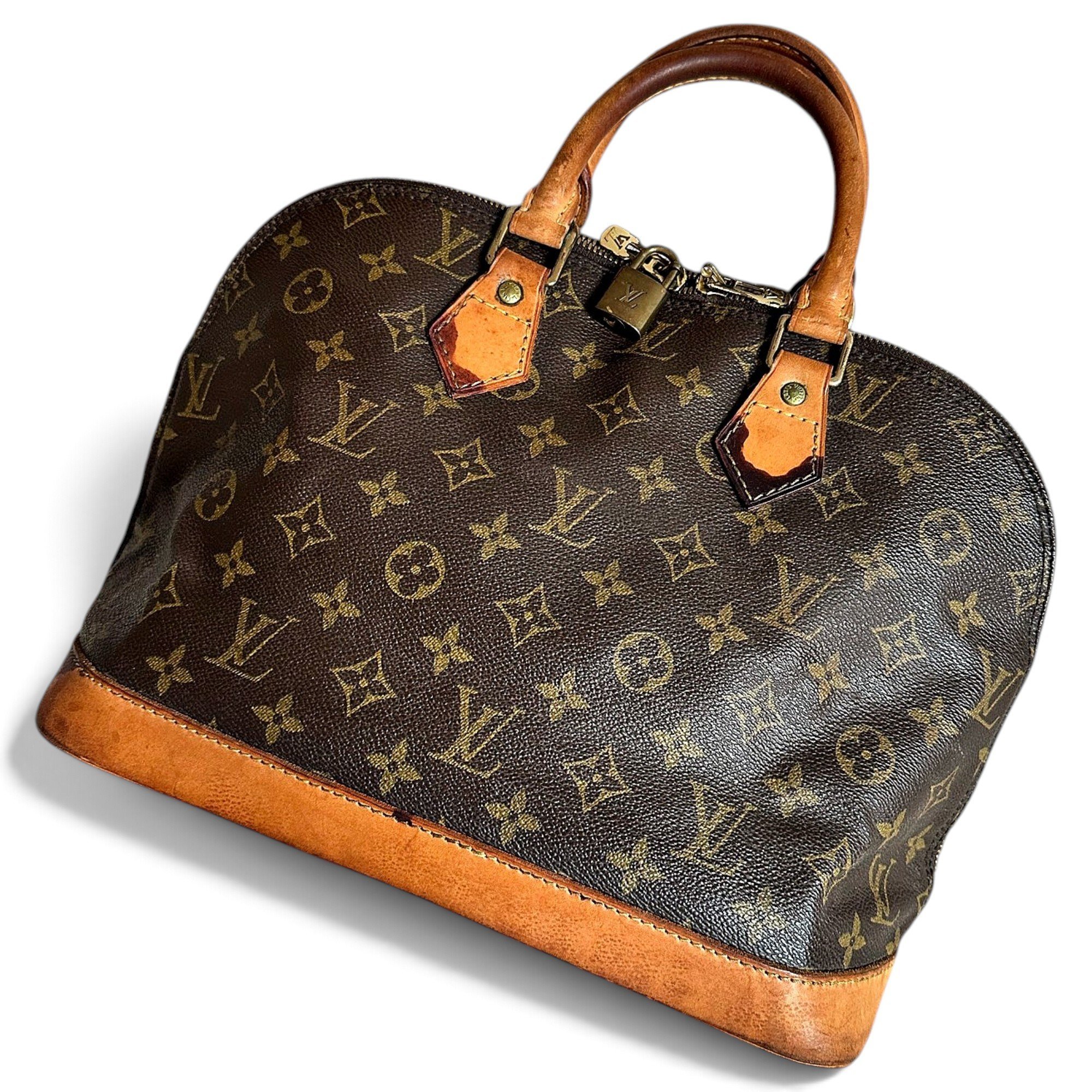 Alma leather handbag