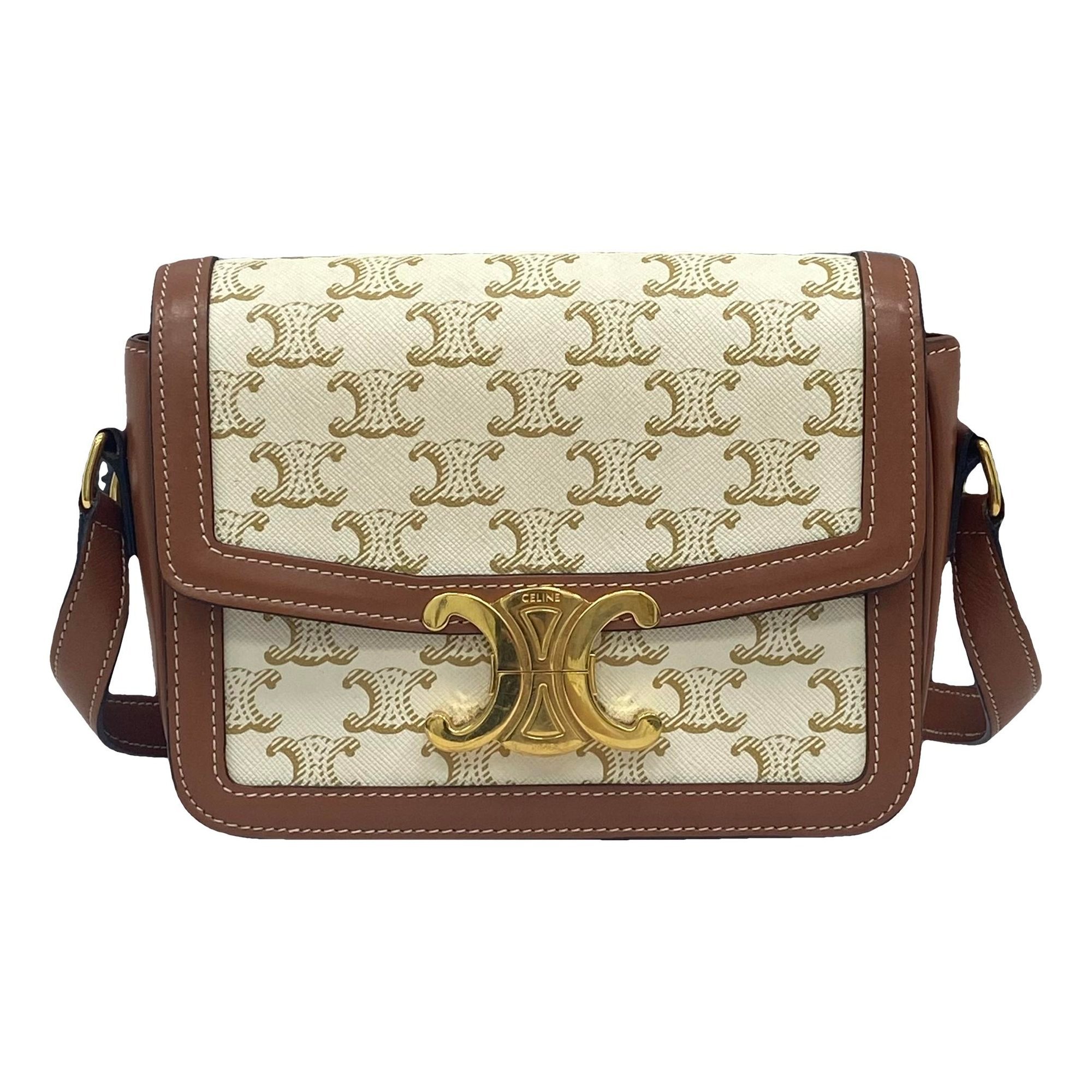 Triomphe cloth handbag