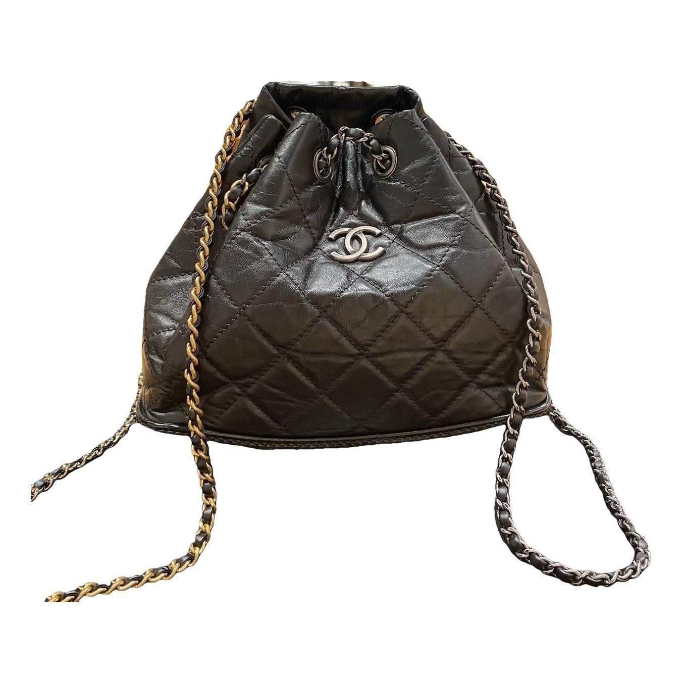 Gabrielle Bucket leather crossbody bag