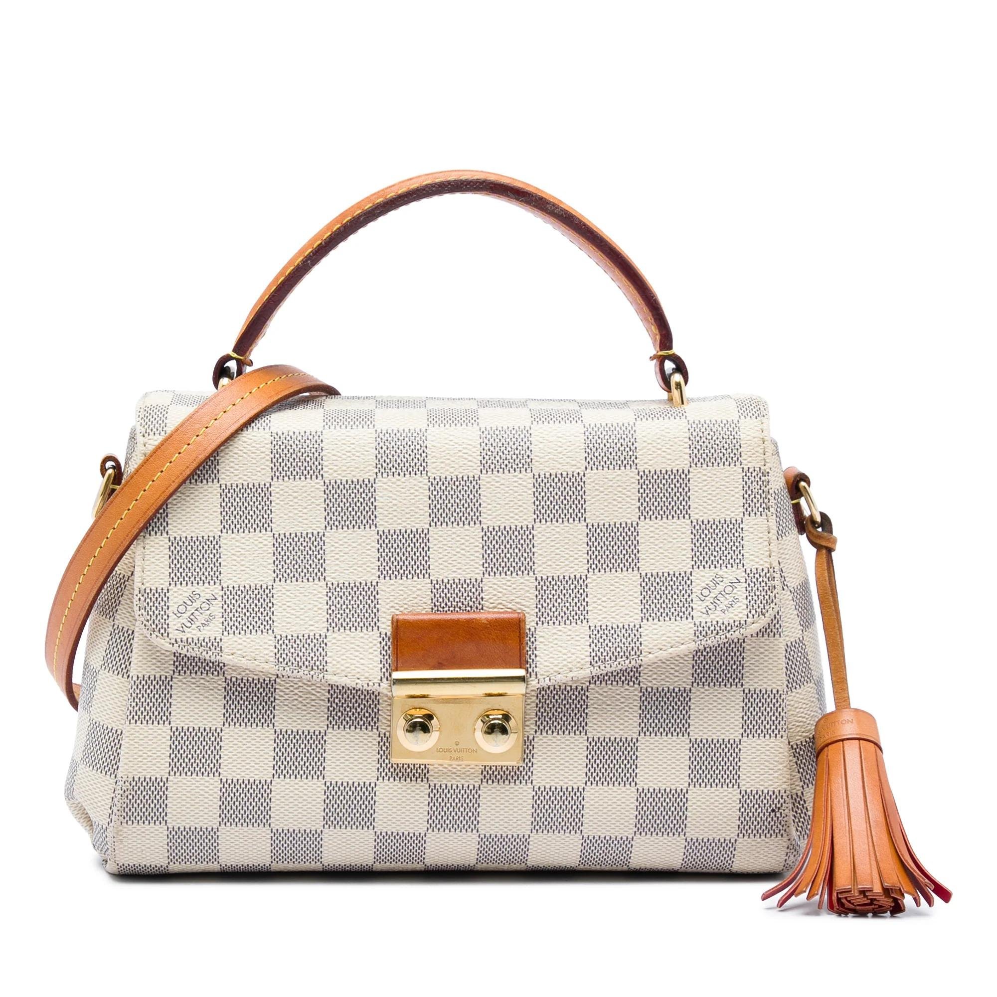 Croisette leather satchel