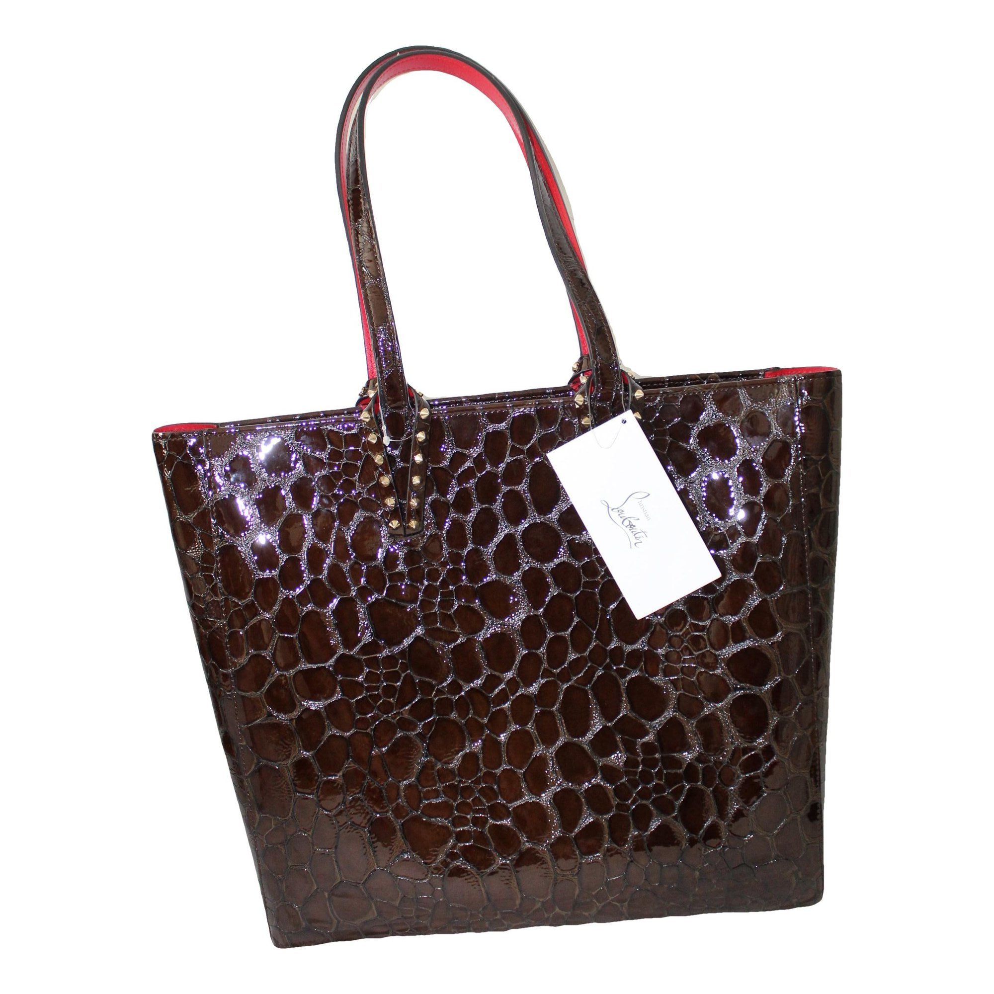 Cabata patent leather tote