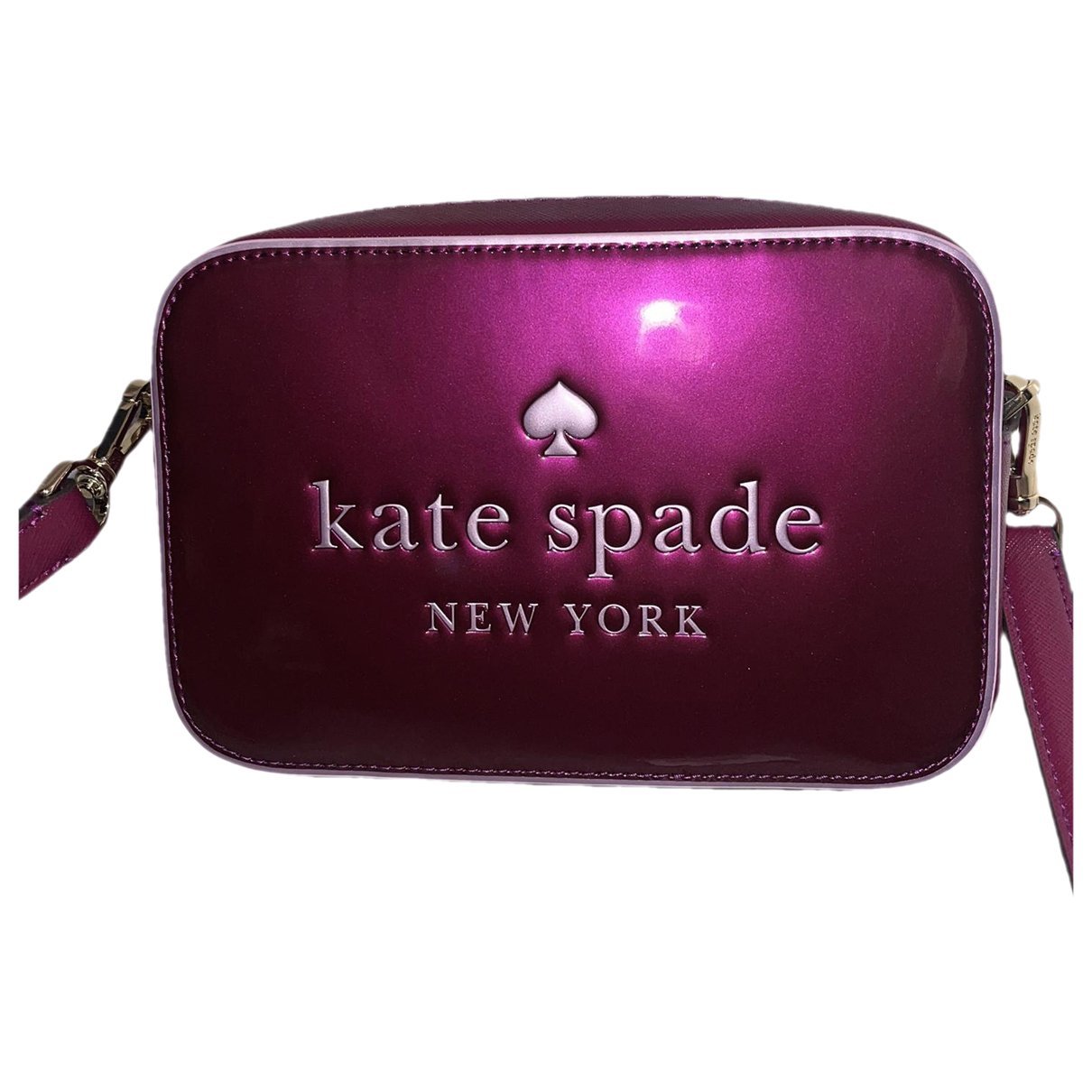 Patent leather crossbody bag