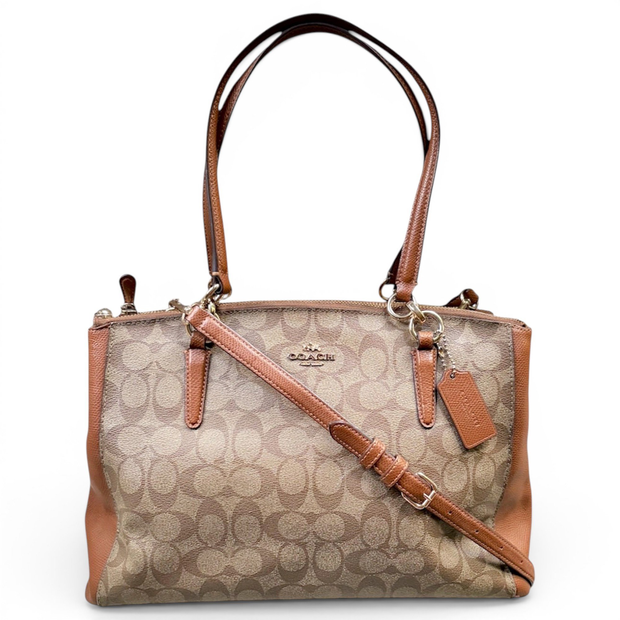 Leather handbag