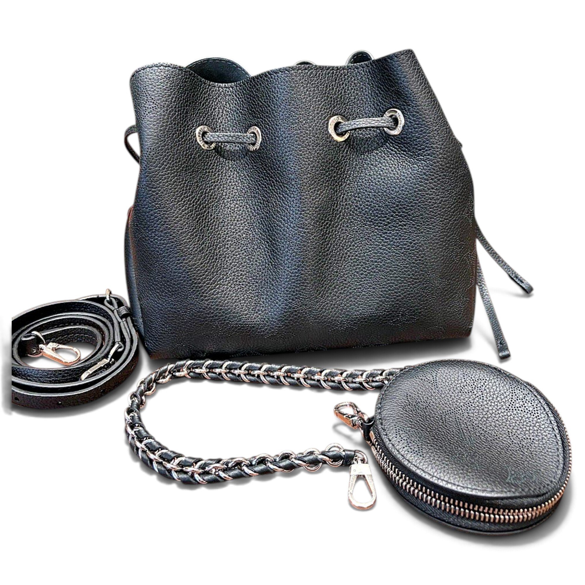 Leather handbag