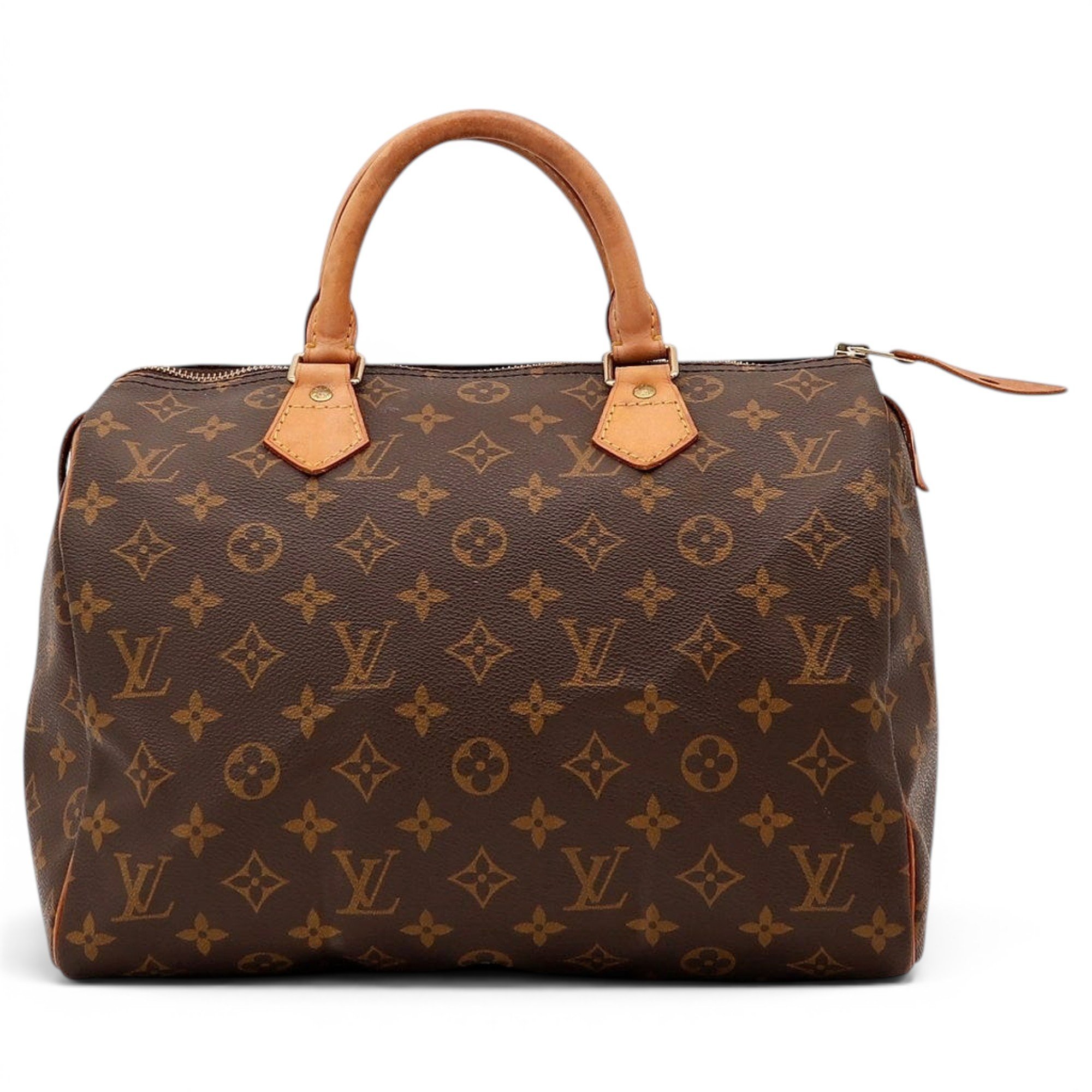 Speedy leather handbag