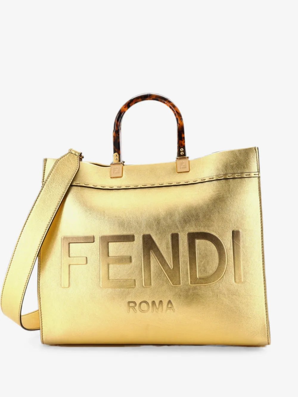 Sunshine Shopper Leather Medium tote bag