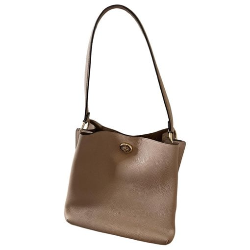 Leather tote